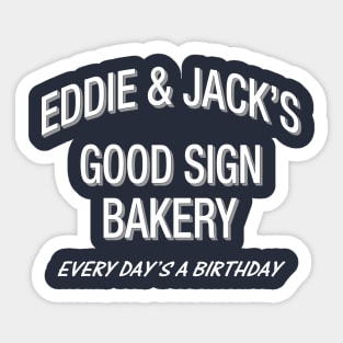 Eddie and Jack's Good Sign Bakery Sticker